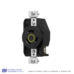 RECEPTACULO ULTRA GRIP SENCILLO HART-LOCK , 2P3H 20A 125VCA NEMA L5-20, GRADO INDUSTRIAL   AHCL520R