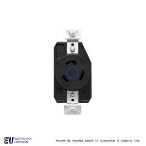 RECEPTACULO SENCILLO  HART-LOCK , 2P3H 20A 250VCA NEMA L6-20, GRADO INDUSTRIAL, COLOR CODE AZUL  AHCL620R