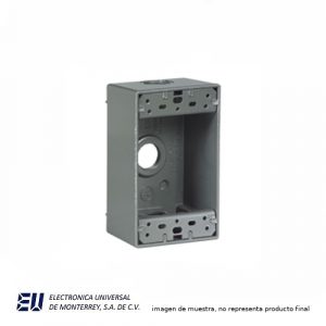 CAJA CHALUPA DE ALUMINIO 3 ENT.1/2?  1113-SP