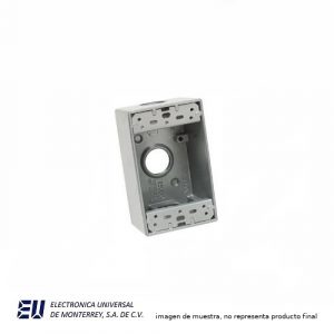 CAJA CHALUPA  ALUMINIO 3 ENTRADAS  3/4?  1116-SP