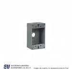 CAJA CHALUPA ALUMIN. 5 ENT. 3/4?  1118-SP