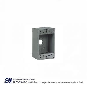 CAJA CHALUPA ALUMIN. 5 ENT. 3/4?  1118-SP