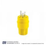 CLAVIJA ENTRADA RECTA 15A 125V 2 POLOS  14W47