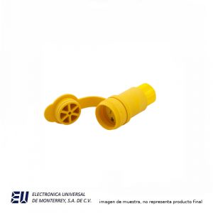 CONECTOR DE ENTRADA RECTA 15A 125V 2 POLOS  15W47
