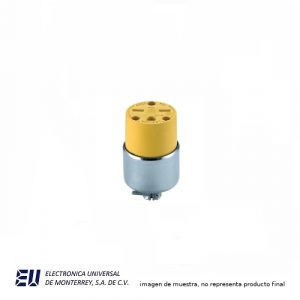 CONECTOR BLINDADO VINIL 15A 250V 2P 3H ENTRADA RECTA  2227-BOX