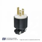 CLAVIJA 15A 125V 3  HILOS ENTRADA RECTA C/TIERRA  6266