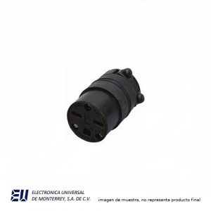 CONTACTO 15A 250V TIPO CHINO  DE ENTRADA RECTA  6669