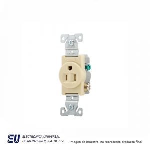 RECEPTACULO SENCILLO 15A 125V  817V-BOX