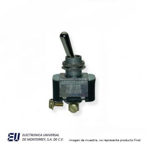 INTERRUPTOR DE PALANCA ,1P1T, ON-OFF, 15A 125V; 10A 250V C.A.  WD82600