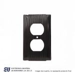 TAPA DUPLEX BAQ, COLOR CAFE 91101  91101