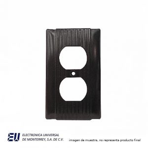 TAPA DUPLEX BAQ, COLOR CAFE 91101  91101