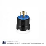 CLAVIJA ULTRAGRIP DIAMETRO DE CABLE 15.9-29.4 MM 3 POLOS 4H 250VCA , NEMA L15-30 GRADO INDUSTRIAL COLOR CODE  AHCL1530P