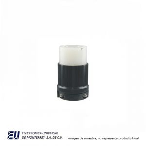 RECEPTACULO 3P4W 20A 125/250V NEGRO  CWL1420C