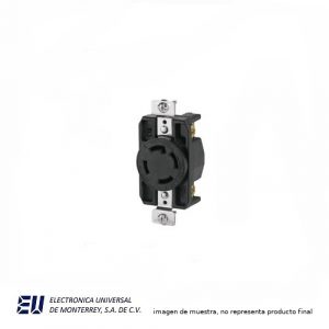 RECEPTACULO SENCILLO DE NYLON CAT (AH6530)  CWL1630R