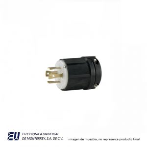 CLAVIJA 30A 600V 3P 4H NEGRO  CWL1730C