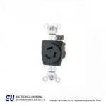 RECEPTÁCULO SENCILLO MEDIA VUELTA, NEMA L6-15, 15A, 250VAC, 2P-3H  CWL615R