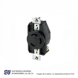 RECEPTACULO SENCILLO HART-LOCK, 2P3H, 30A, 250VCA, NEMA L6-30, GRADO INDUSTRIAL  CWL630R