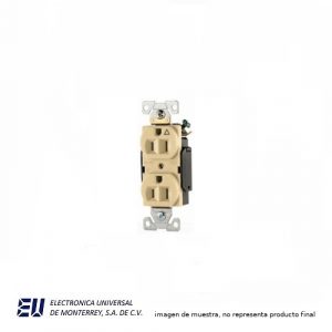 RECEPTACULO TIERRA AISLADA COLOR MARFIL  IG5262V