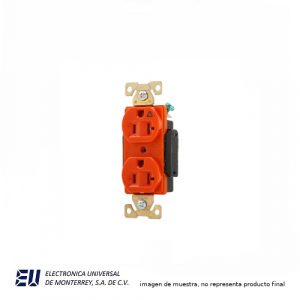 RECEPTACULO DUPLEX 20A 125V  AHIG5362RN