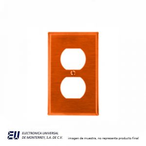 PLACA DE NYLON NARANJA P/TIERRA AISLADA  IGPJ8