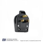 CLAVIJA HEAVY DUTY 2P 3H 30A 250V, VINIL NEGRA  S42-SP