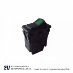 SWITCH TIPO ROCKER 1P 1T NEGRO 15A 125VCA  HSW1600N01E15A