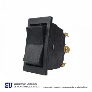 SWITCH ROCKER 1P 2T 15A ON-OFF-ON 3 POS.  SW93602