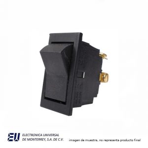 SWITCH ROCKER 2P1T, 2 POSICIONES (NO-NOM)  SW93606M