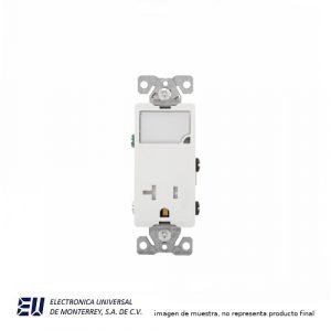 RECP/MIGHTLIGHT 20A 125V  TR7736W-BOX