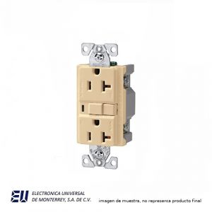 RECEPTACULO GFCI MARFIL  VGF20V