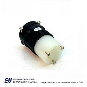 CONECTOR NYLON H/L 2P 3W 20A 480V-BLACK &  CWL820C