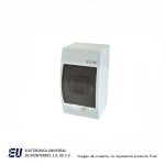 Caja de distribución empotrable IP40 4 módulos c/terminales  WD40E04F