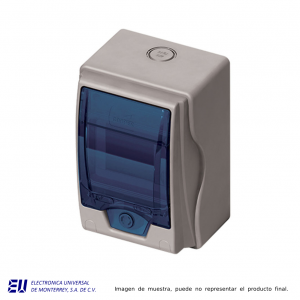 CAJA DE DISTRIBUCION IP65, 4 MODULOS SIN BORNES  WD6504