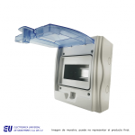 CAJA DE DISTRIBUCION IP65, 6 MODULOS SIN BORNES  WD6506