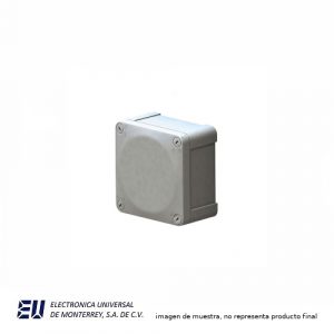 CAJA ESTANCAS IP65 100X100X55 CON LADOS CERRADOS Y PLACA CON TORNILLOS    WDL1010S