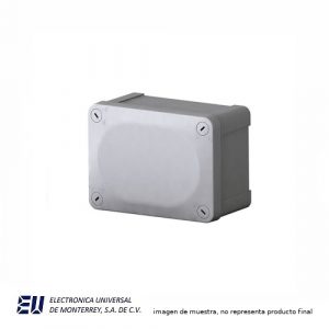 CAJA ESTANCAS IP65 150X105X80 CON LADOS CERRADOS Y PLACA CON TORNILLOS WDL1510S