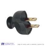 CLAVIJA OVALADA ARROW HART, 2 HILOS, 2 POLOS, 15A 125V; 10A 250V, NEMA 1-15  CPS