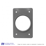 PLACA INDUSTRIAL CONTACTO REDONDO 55 MM  AH2155