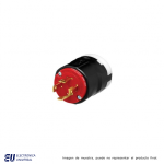 CLAVIJA ULTRAGRIP 3 POLOS 4H 30A 480VCA, NEMA L16-30 GRADO INDUSTRIAL  AHCL1630P