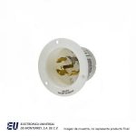 CLAVIJA EMPOTRABLE CON BRIDA 30A 277/480V 4P 5H  CWL2330FI