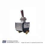 SWITCH TOGGLE 2P 1T ON-OFF 15A 125VCA 10A 250VCA  SW82606